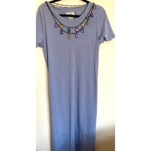 💙TEDDI MAXI BLUE KNIT DRESS SIZEXL